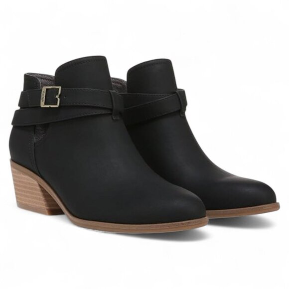 Dr. Scholl S Shoes Womens Literally Faux Leather Ankle Booties - Picture 1 of 3